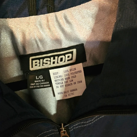 Bishop Men's Performance Windbreaker Shell (NWOT) - Picture 5 of 6